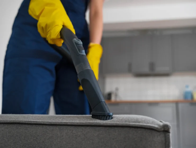 front-view-woman-cleaning-home